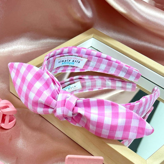 Barbie Bow Headband (off to the side)