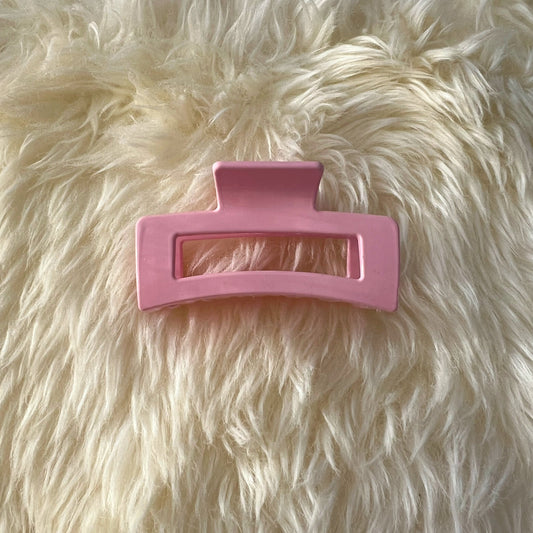 Bubble Gum Classic Pink Claw Clip